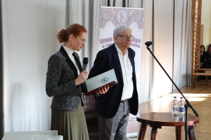 Spotkanie uczniów gostynińskich szkół średnich z prof. Wojciechem Roszkowskim