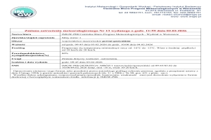 Zmiana ostrzeżenia meteorologicznego z dnia 2 lutego 2026 roku