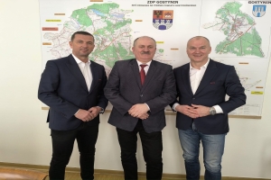 Spotkanie Starosty Gostynińskiego z Prezesem Mazowieckiego Związku Piłki Nożnej