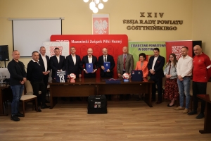 Powstanie Kadra Powiatu Gostynińskiego – podpisanie umowy z Mazowieckim Związkiem Piłki Nożnej